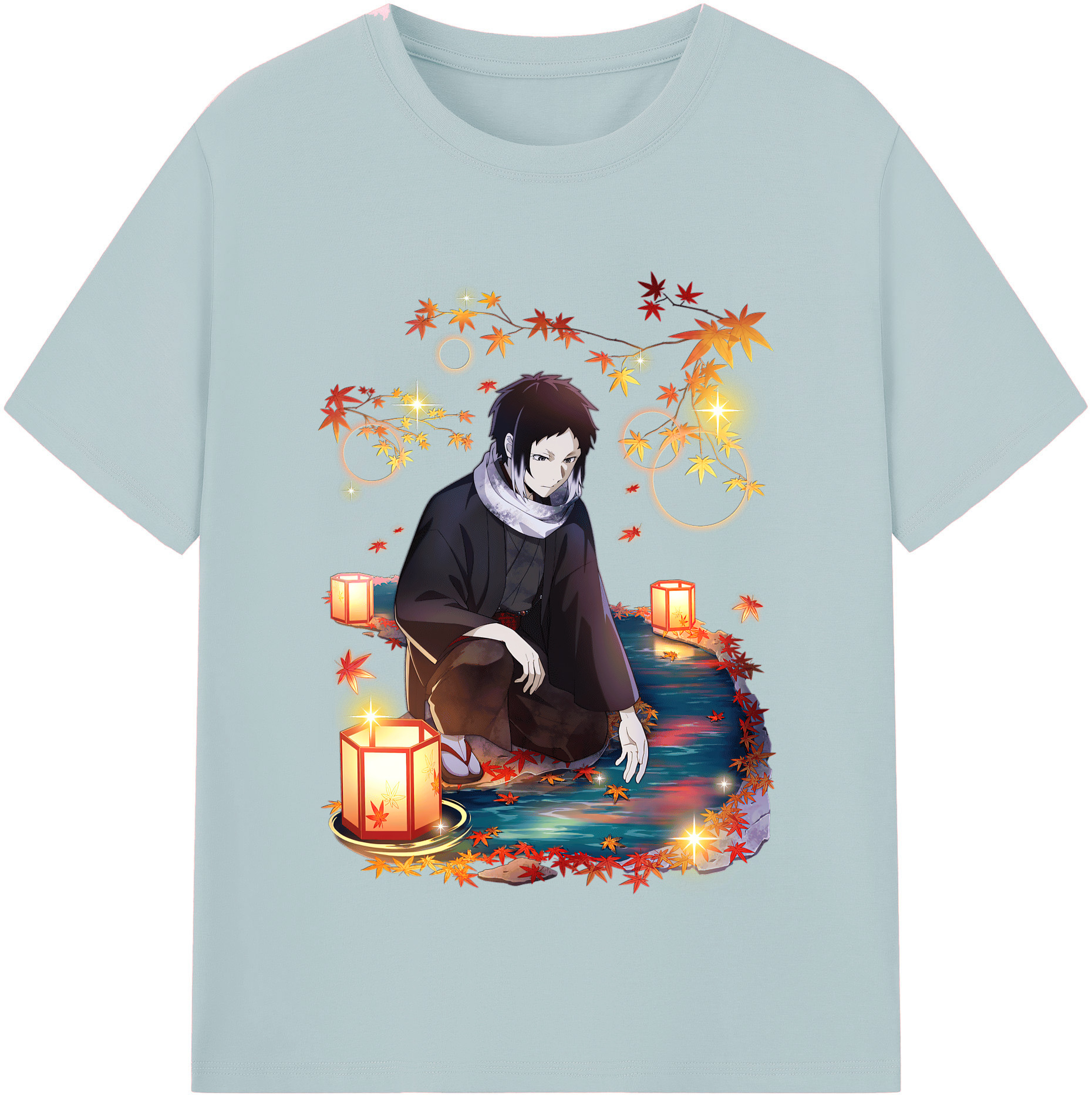 （画像用） 文豪ストレイドッグス Bungo Stray Dogs 綿100％半袖Tシャツ（フロントプリント）